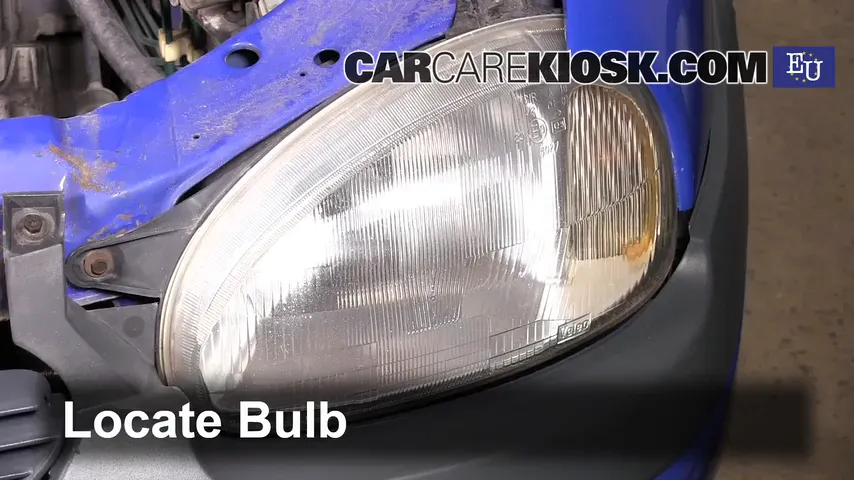 1998 Opel Corsa B II 1.0L 3 Cyl. Éclairage Feu de jour (remplacer l'ampoule)